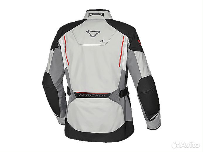 Мотокуртка macna mundial светло-серая