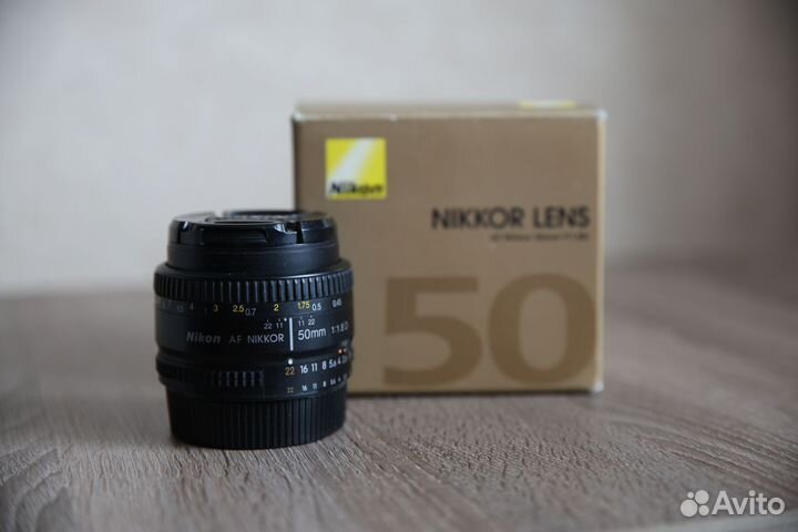 Объектив nikon 50mm 1,8D