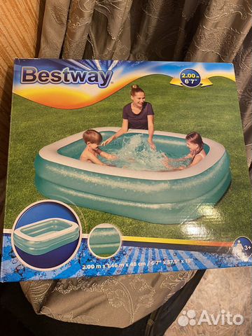 Детский надувной бассейн объявление продам