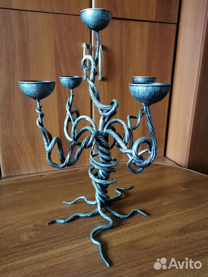 Подсвечник кованый
