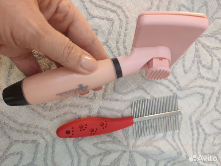 Пуходерка и расческа для собак