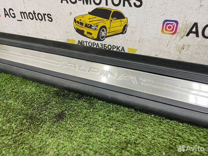 Накладки на порог alpina BMW e92 e93