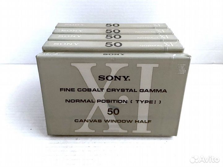Аудиокассета кассета Sony X I 50 - 1991 г