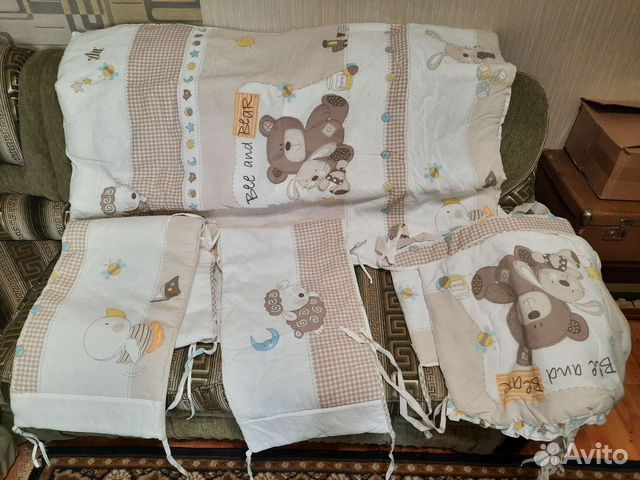 Комплект белья в детскую кроватку