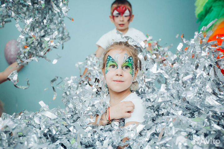 Дискотека, бумажное шоу, поролоновое шоу, неон-шоу