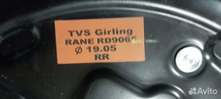 Тормозной механизм в сборе задний правый