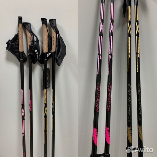 Лыжные палки Exel (50 грамм/метр)