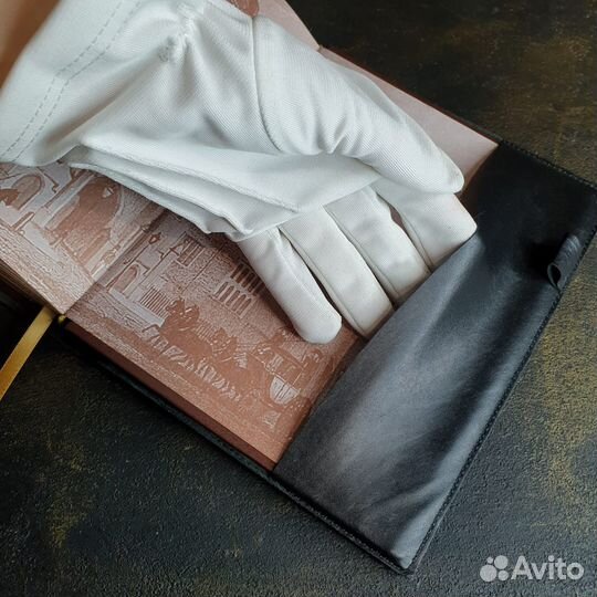 Ежедневник А5 Прокуратура натуральная кожа, художе