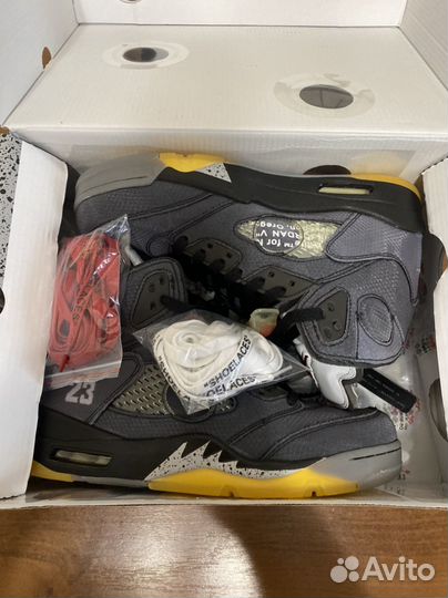 Nike air jordan 5 off-white