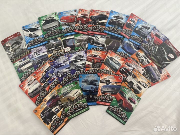 Карточки супер гонки