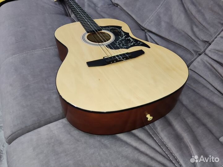 Акустическая гитара starsun + чехол + струны