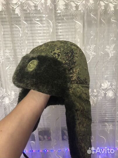 Шапка ушанка военная