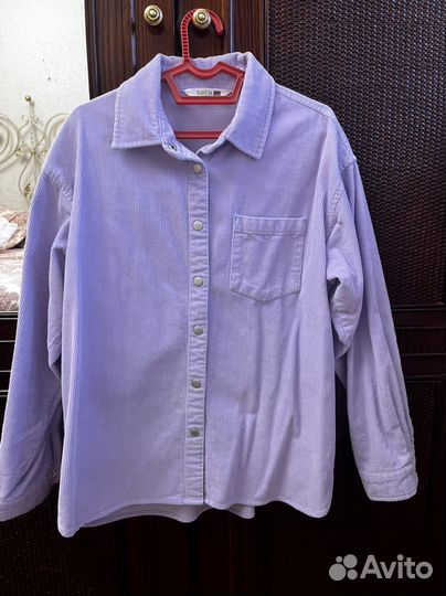 Вельветовая рубашка 146