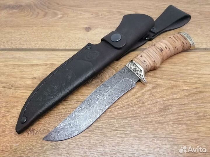 Нож Князь из дамасской стали