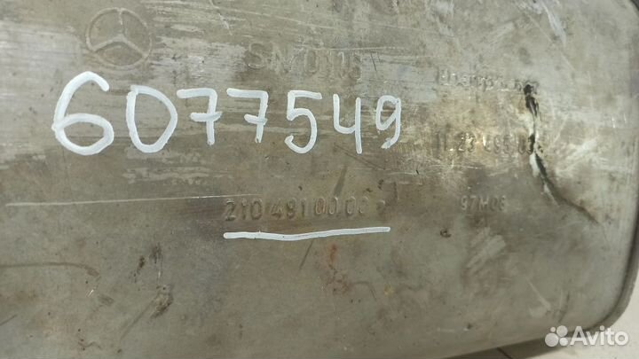 Задняя банка глушителя