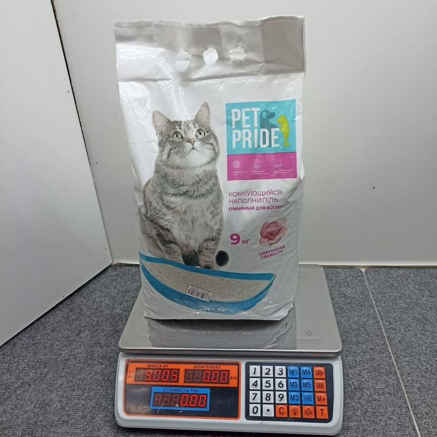 PET pride Наполнитель Глиняный Комкующийся 9кг