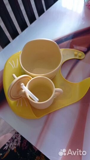 Детская посуда для кормления силиконовая