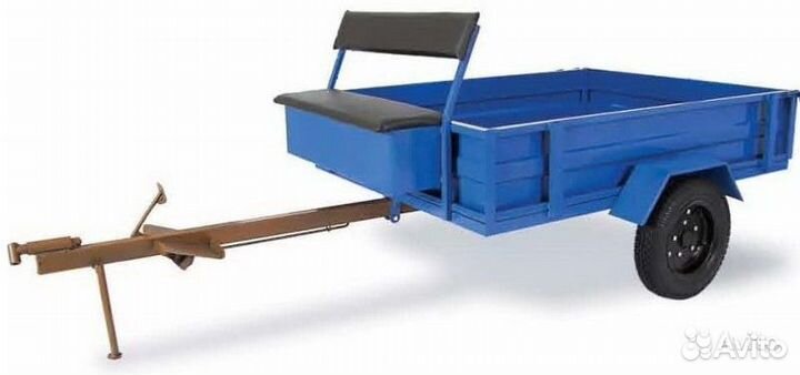 Телега forza 2M двухместная для мотоблока