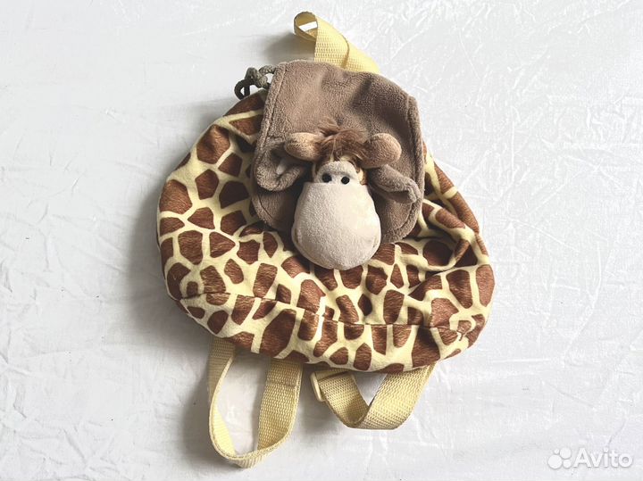 Рюкзачок жираф маленький детский игрушка