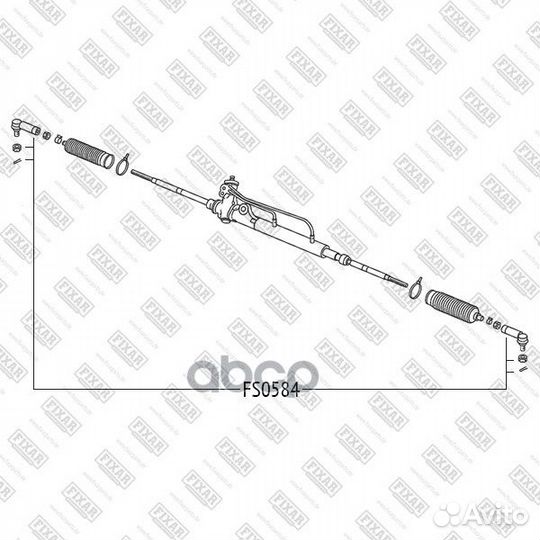 Наконечник рулевой тяги nissan primera 01