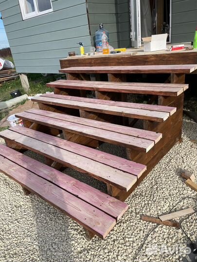 Строительная бригада плотники строительство