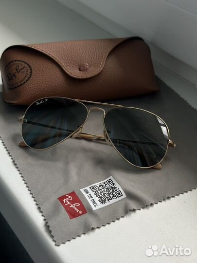 Очки ray ban aviator зеркальные