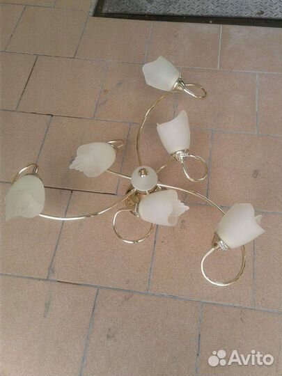 Люстра потолочная бу