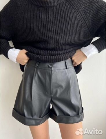 Кожаные шорты