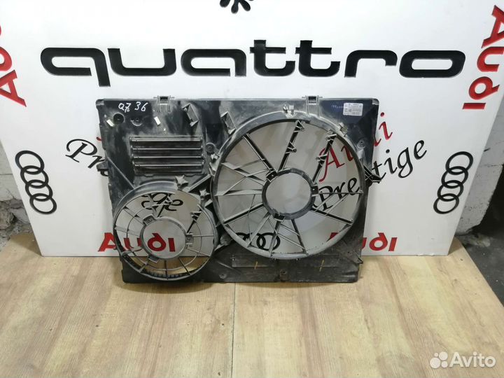 Диффузор радиатора audi q7 4l 3.6