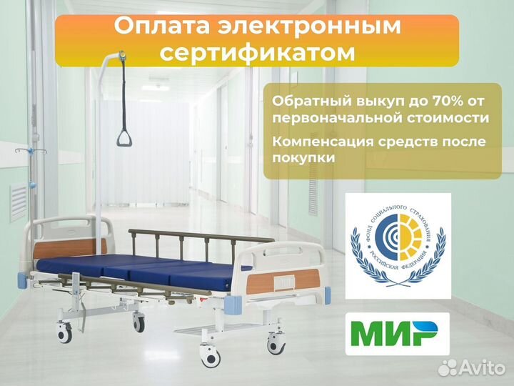 Кровать медицинская функциональная