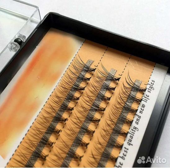 Накладные ресницы пучки