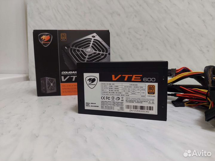 Cougar VTE600 (80+bronze)