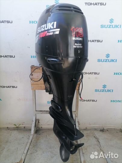Лодочный мотор из Японии Suzuki DF115, нога X