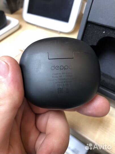 Наушники беспроводные TWS deppa Air Stone Новые