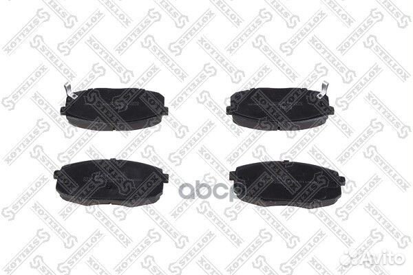 000 739B-SX колодки дисковые перед. с антискри