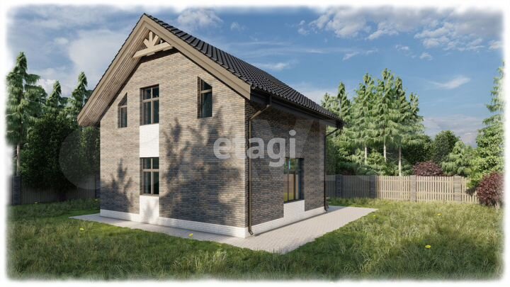 Коттедж 113 м² на участке 12 сот.