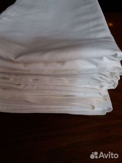 Постельное белье белое новое