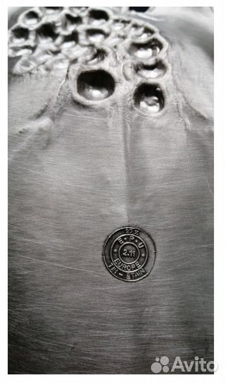 Оловянное блюдо с клеймом