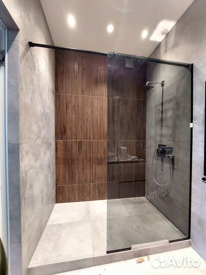 Душевые стеклянные перегородки на заказ