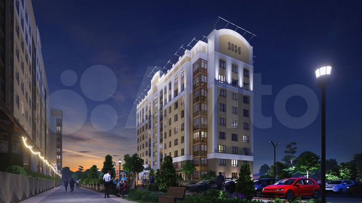 2-к. квартира, 71 м², 1/9 эт.