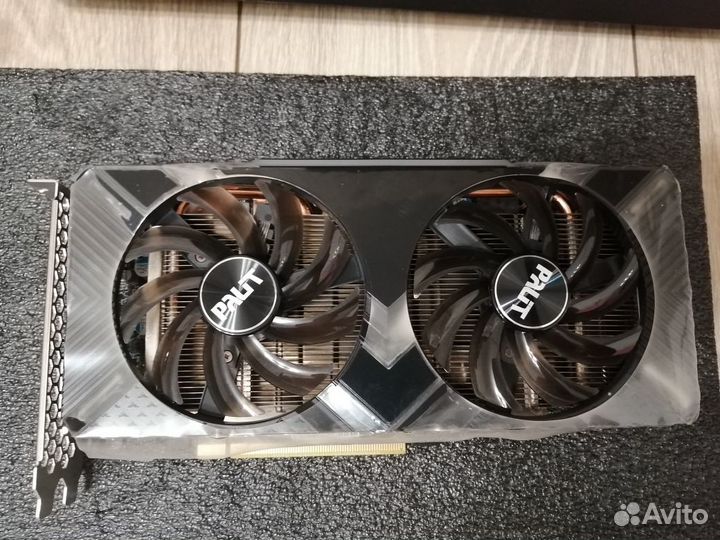 Видеокарта Palit nvidia GeForce GTX 1660TI 6гб днс