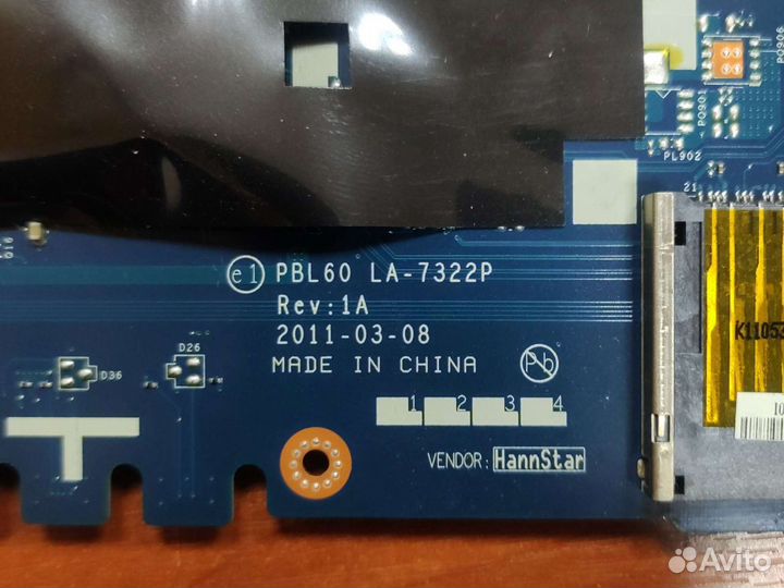 Asus K53U (PBL60 LA-7322P rev:1A)