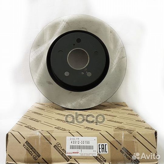 Диск тормозной перед 4351233150 toyota