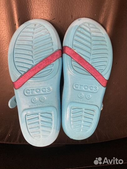 Сандалии Crocs, Светящиеся кроссовки Капика, р.28