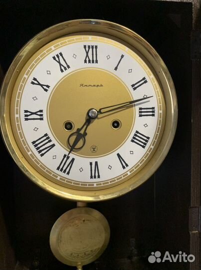 Часы Янтарь с боем