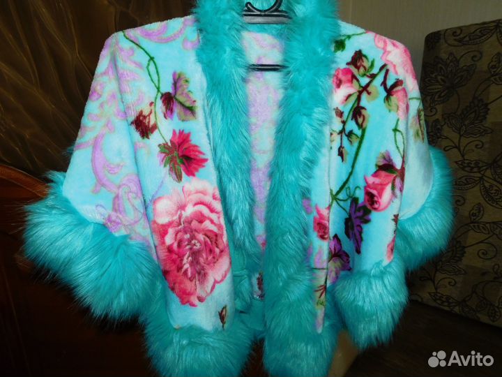 Накидка пелерина для девочки