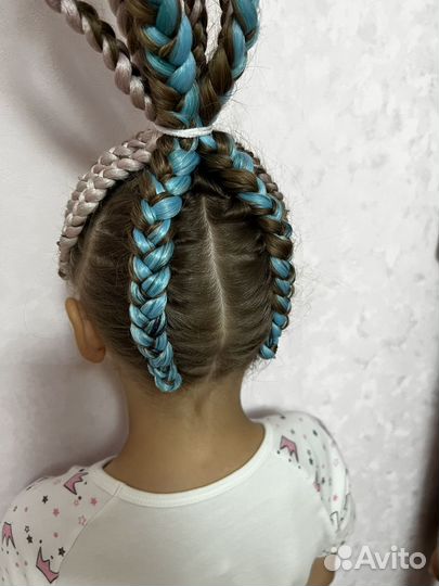 Плетение кос, прически для девочек