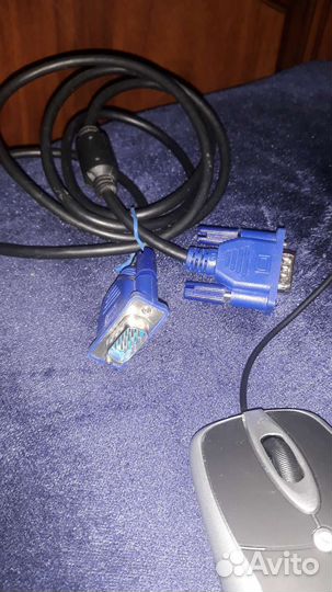 Мышь новая и кабели компьютерные
