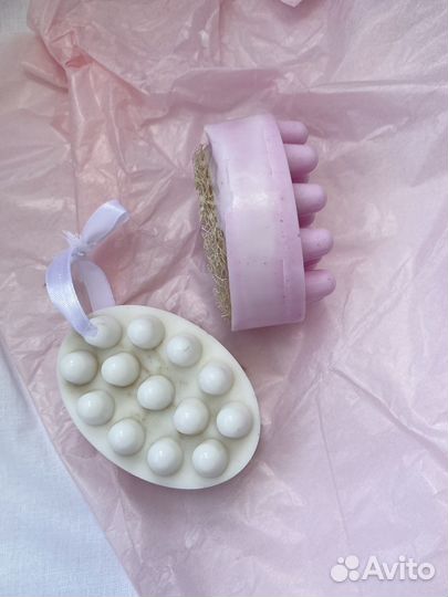 Массажное мыло с люфой