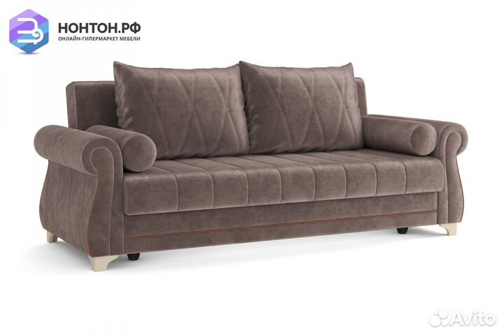 Диван книжка Порто М коричневый